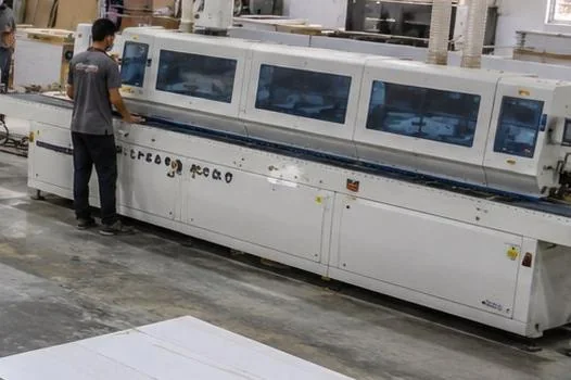 Edge Banding equipment used in furniture production